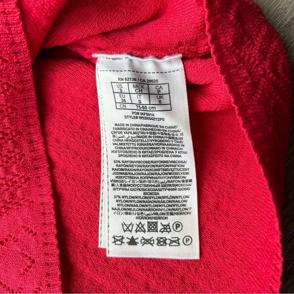 Guess V Neck Sleeveless Knitted Bodycon Dress - Picture 7 of 15